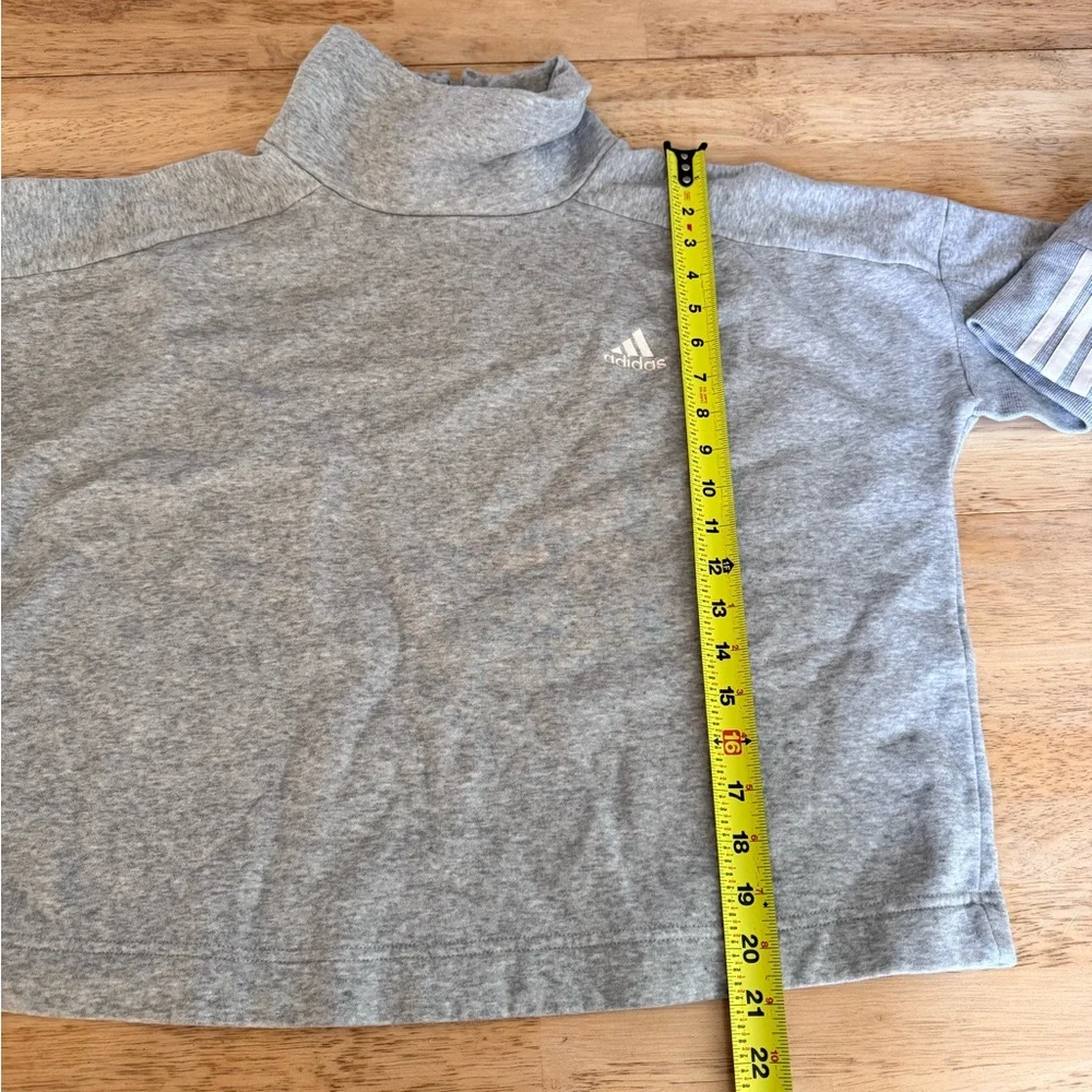 Adidas Women's Gray Cowl Neck Sweater - Picture 4 of 4